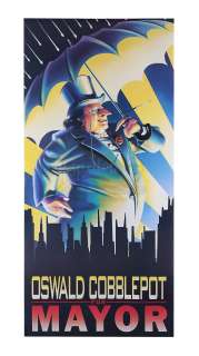 BATMAN RETURNS (1992) - Lot 88 - Oswald Cobblepot For Mayor Election Poster