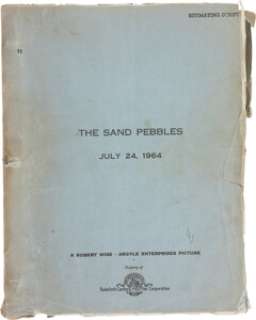 The Sand Pebbles Vintage Script (1966).... | Heritage