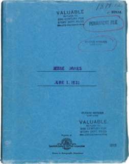 A Script from "Jesse James." | Heritage