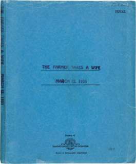 A Script from "The Farmer Takes A Wife." | Heritage