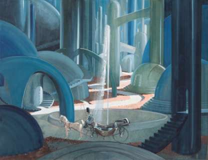 A Pre-Production Concept Painting by Jack Martin Smith from "The Wizard of Oz." | Heritage