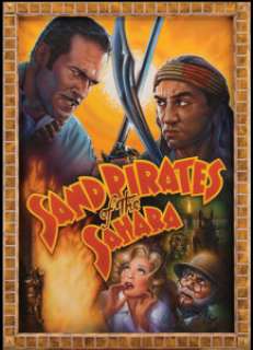 John Alvin Original Poster Artwork for "Sand Pirates of the Sahara" from The Majestic (Castle Rock, 2001).