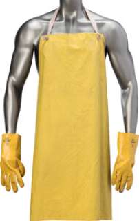 Bryan Cranston "Walter White" and Aaron Paul "Jesse Pinkman" Yellow Rubber HAZMAT Apron and Gloves, Taylor TE 150 Digital Ele...
