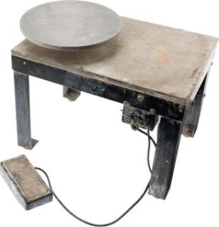 Ghost (Paramount, 1990), Demi Moore "Molly Jensen" and Patrick Swayze "Sam Wheat" Potter‘s Wheel and Two Pots. (Total: 3 Items)