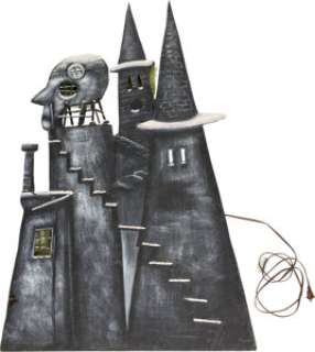 The Nightmare Before Christmas (Touchstone, 1993), Production Used Snowy Staircase Set Design Piece. | Heritage