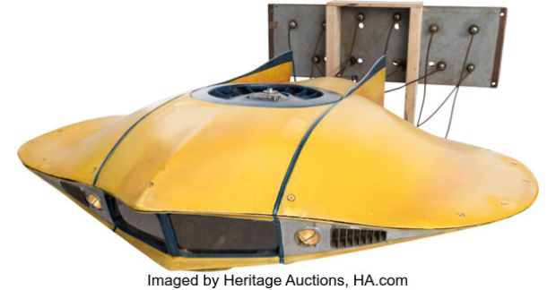 Voyage to the Bottom of the Sea (TCF TV, 1964-1968), Hero Screen-Used "FS-1" Flying Submarine Filming Miniature with Articulating Landing Gear and Grappling Hooks. (Total: 5 Items) | Heritage