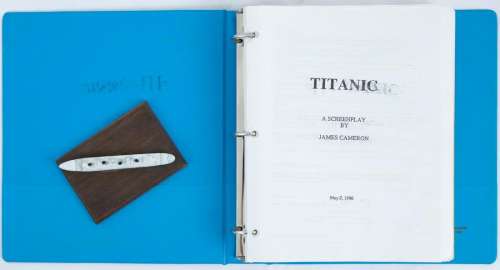 Titanic Screenplay, Storyboard & Model Ship | GWS Auctions