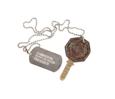 LOST - Lot 328 - Desmond‘s fail-safe key with "Joe Inman" dog tag