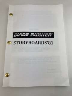 Blade Runner (1982) | Blade Runner (1982) - Harrison Ford and Rutger Hauer - Warner Bros., Storyboards Draft December 22th, 1980 | Catawiki