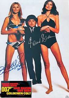 James Bond 007: The Man with the Golden Gun - James Bond 007: The Man with the Golden Gun - Double signed by Britt Ekland (Mary Goodnight) & Maud Adams (Andrea Anders) - with COA bbc