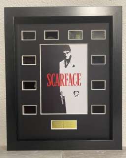 Scarface (1983) - Al Pacino As "Tony Montana" | Scarface (1983) - Al Pacino as "Tony Montana" - Framed Film Cells display with COA | Catawiki