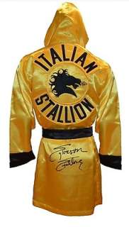 Rocky | Rocky - Replica "Italian Stallion" Robe (Licensed) signed by Sylvester Stallone - with ASI Coa, Photoproof | Catawiki