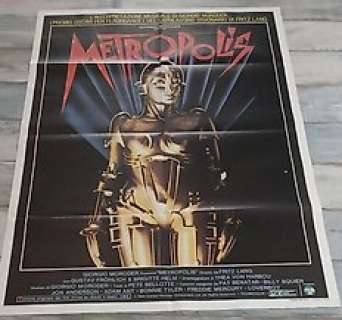 Metropolis Fritz Lang Original Italian Due Fogli Poster R/1984 | Metropolis Fritz Lang Original Italian Due Fogli Poster R/1984 | Catawiki