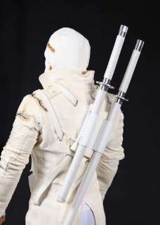 Lot 871 - Storm Shadow combat costume with 2 hero katana fighting swords from G.I. Joe: The Rise of Cobra