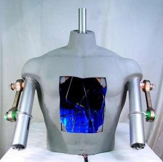TERMINATOR 3 Light Up Prototype Terminator Model 101 Cyborg Torso | Super Auctions