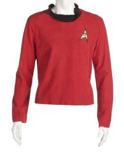 STAR TREK: THE ORIGINAL SERIES “ENGINEERING” STARFLEET DUTY TUNIC | Julien’s