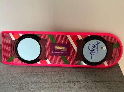 Back to the Future - Michael J Fox (Marty McFly) signed Hoverboard - with Beckett Certificate | Catawiki