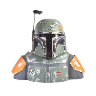 Lot 400 - ESTATE OF JEREMY BULLOCH - STAR WARS - BOBA FETT HELMET & BUST