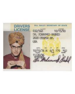 "Dead Man on Campus" Cooper’s (Mark-Paul Gosselaar) Fake Driver’s License | Planet Hollywood Vault