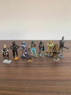 Star Wars - 9 figurines Star Wars – Chasseurs de primes et mercenaires – Boba Fett, Jango Fett, Bossk, IG-88, - France
