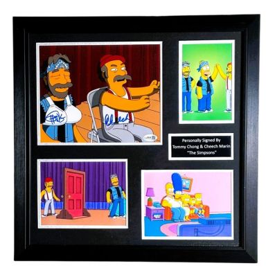 The Simpsons - Tommy Chong & Cheech Marin Signed "The Simpsons" 8x10 Photo (JSA) | Catawiki