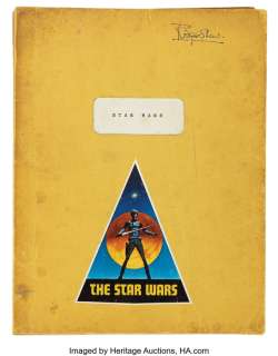 Star Wars: Episode IV - A New Hope cast signed original script. ...