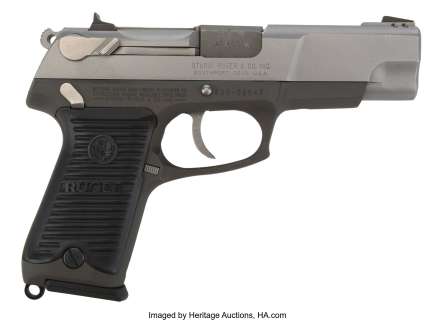 Arnold Schwarzenegger "Harry Tasker" Ruger P90 .45 caliber pistol from True Lies with Stembridge documentation....
