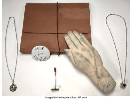 "Captain Hook" (6) character props from Once Upon a Time Seasons 5-6.... | Profiles in History