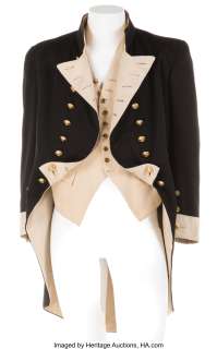 Charles Laughton "Captain Bligh" Royal Navy officer coat and vest from Mutiny on the Bounty.... | Profiles in History