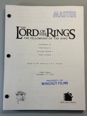 The Lord of the Rings: The Fellowship of the Ring - Peter Jackson - Wingnut Films | Catawiki