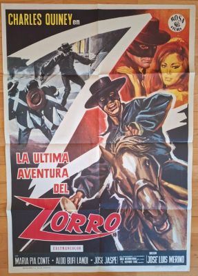 SPAGHETTI WESTERN - Zorro, il dominatore (LA ÚLTIMA AVENTURA DEL ZORRO) - José Luis Merino, Carlos Quiney, María Pía - 1970s | Catawiki