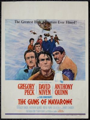 the Guns of Navarone - Window Card - Gregory Peck & David Niven & Anthony Quinn | Catawiki