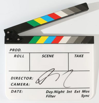 George Miller Director of the Mad Max Film Series & Happy Feet (SWAU) Signed Prop Replica Clapperboard | SWAU