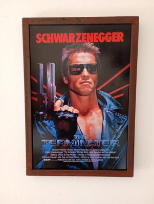 pacific western - The Terminator - Advertising sign - Metal, Paper | Catawiki