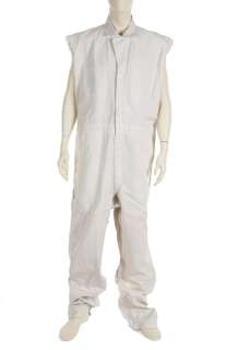 JEFF BRIDGES THE BIG LEBOWSKI WHITE SLEEVELESS COVERALLS | Julien’s