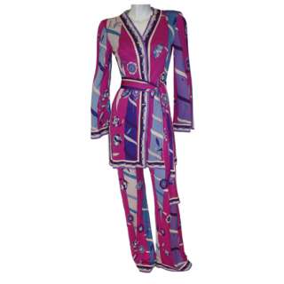 CASINO - Ginger McKenna (Sharon Stone) Vintage Pucci Lounge Pajama Ensemble