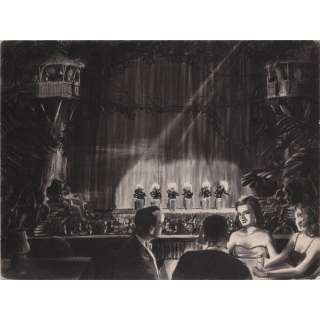 Lot 608 - Mighty Joe Young RKO art department concept of “Golden Safari” night club