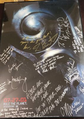 2001 ’PLANET OF THE APES’ MICHAEL CLARKE DUNCAN CAST SIGNED POSTER - MCD #5 | eBay US