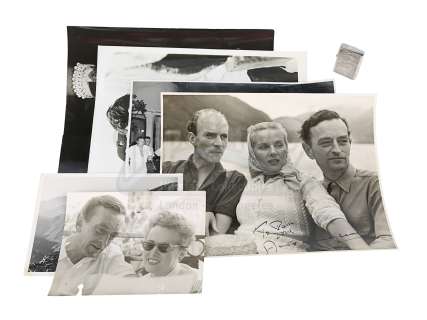 THE BRIDGE ON THE RIVER KWAI - David Lean‘s Cigarette Lighter, Autographed Photo and Ephemera