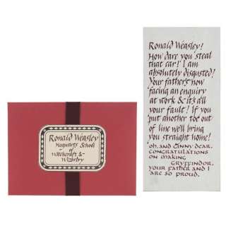 HARRY POTTER AND THE CHAMBER OF SECRETS (2002) - Lot #162 : Ron Weasley‘s (Rupert Grint) Howler in Display