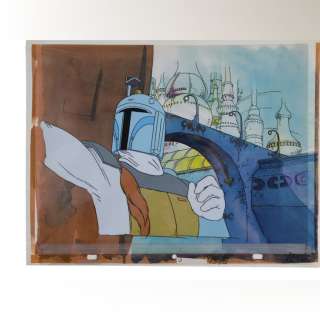 THE STAR WARS HOLIDAY SPECIAL (1978) - Lot #421 : Hand-Painted Boba Fett Animation Cel