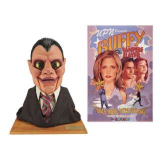 BUFFY THE VAMPIRE SLAYER (1997-2003) - Lot #678 : Demon Henchman Bust and "Once More with Feeling" Promotional Poster