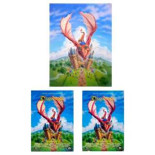 Dragonworld (1994 - Full Moon) | Hand-Painted Greg Winters Final VHS Release One Sheet Artwork with Pair of One Sheets | Propstore