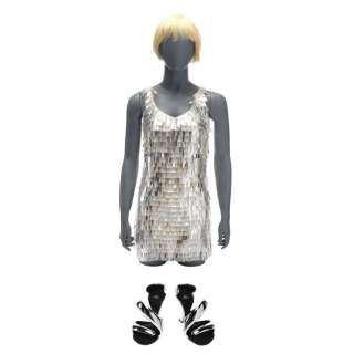 BLADE RUNNER 2049 (2017) - Lot #38 : Joi‘s (Ana de Armas) Silver-color Sequin Dress Costume