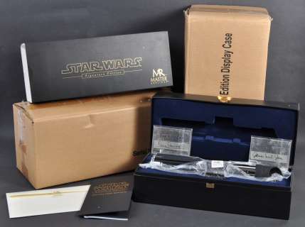 ESTATE OF DAVE PROWSE - MASTER REPLICAS DUAL SIGNATURE EDITION LIGHTSABER | Auctioneum Ltd
