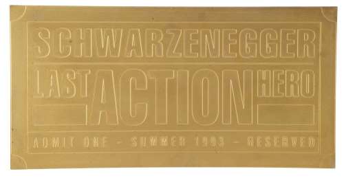 Last Action Hero (1993) | Mark Stetson Collection: Oversized "Golden Ticket" Crew Gift | Propstore
