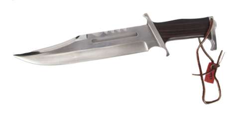 Lot 230 - SYLVESTER STALLONE "JOHN RAMBO" KNIFE FROM "RAMBO"