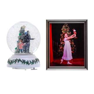 Lot #52 – Zoey’s Extraordinary Christmas Zoey Jane Levy Screen Used Photo Frame & Snow Globe