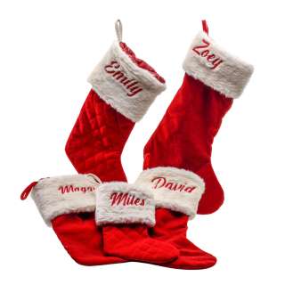 Lot #80 – Zoey’s Extraordinary Christmas The Clarke Family Screen Used Christmas Stockings Sc 32-34