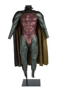 BATMAN FOREVER: CHRIS O’DONNELL "ROBIN" BODYSUIT COSTUME AND CAPE (WITH MAGAZINE) | Julien’s